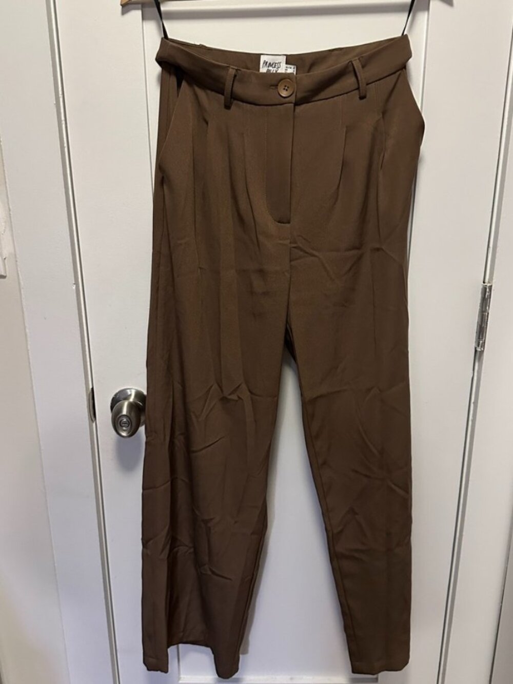 Princess Polly Archer Pants - Brown - US 6/UK 10